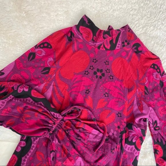 Free People High Neck Open Back Mod Mini Dress - Picture 5 of 5